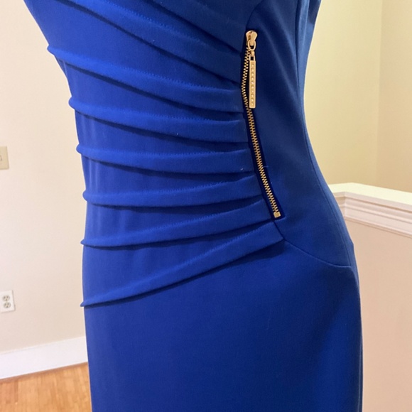 Ivanka Trump, size 2, cobalt blue, knee length dress - Picture 2 of 4